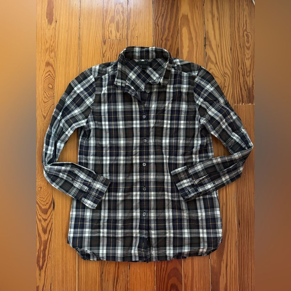 J. Crew Plaid Button-down Shirt